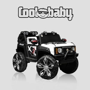 Coolbaby 2388 toy Jeep, red miniature off-road vehicle with detailed design and sturdy wheels, suitable for children.